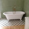 Carreaux de ciment Trèfle dans une salle de bain