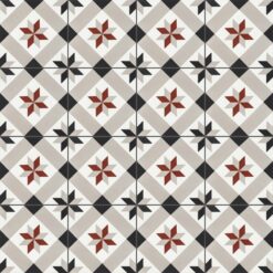 Carreaux de ciment modèle Etoile 2