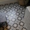 Salle de bain en carreaux de ciment Garden Gris Bleu
