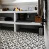 Sol de salle de bain de carreaux de ciment DH-13