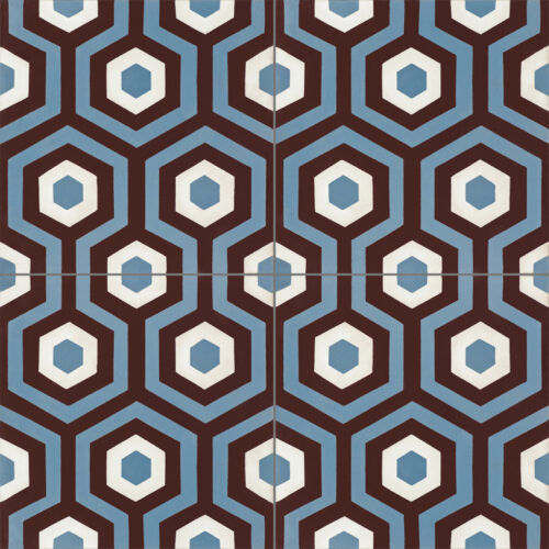 carreaux de ciment Hexa Style 3