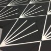 Carreaux de ciment Stellaire Noir
