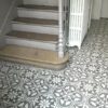 Sol de couloir en carreaux de ciment Lily gris