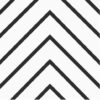 carreaux de ciment chevrons noir et blanc