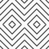 carreaux de ciment chevrons noir et blanc