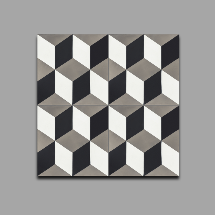 Carreaux de ciment gris