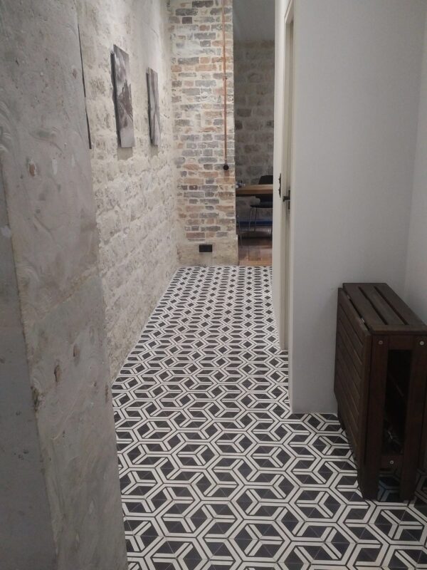 Entrée en carreaux de ciment modèle HKH 21