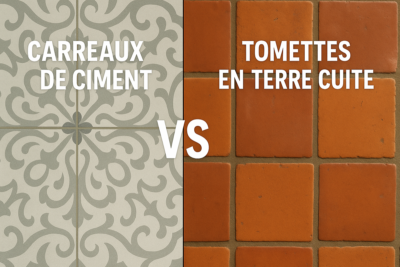 Découvrez tout sur les différences entre les carreaux de ciment et les tomettes en terre cuite