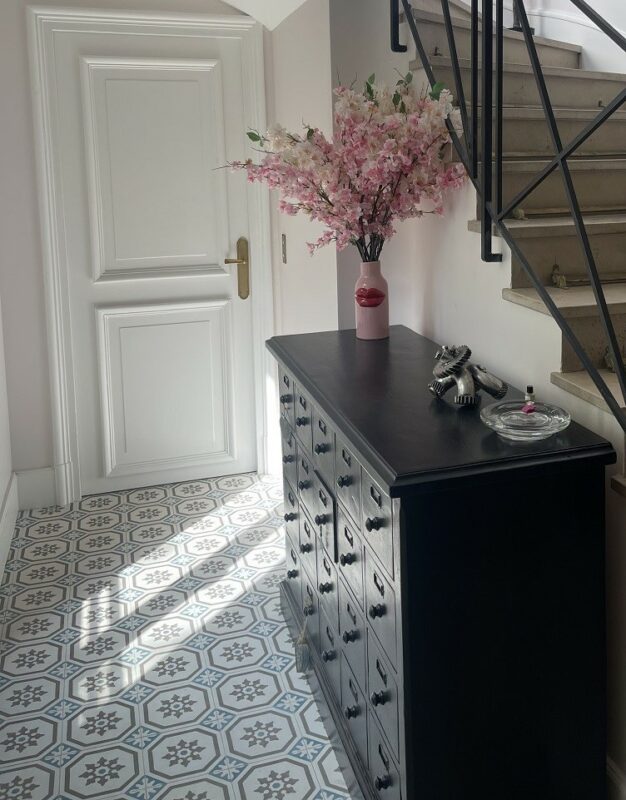 Escalier et carreaux de ciment SnowFlake