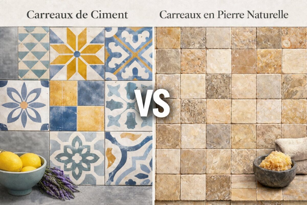 Les carreaux de ciment sont très résistants et durables dans le temps