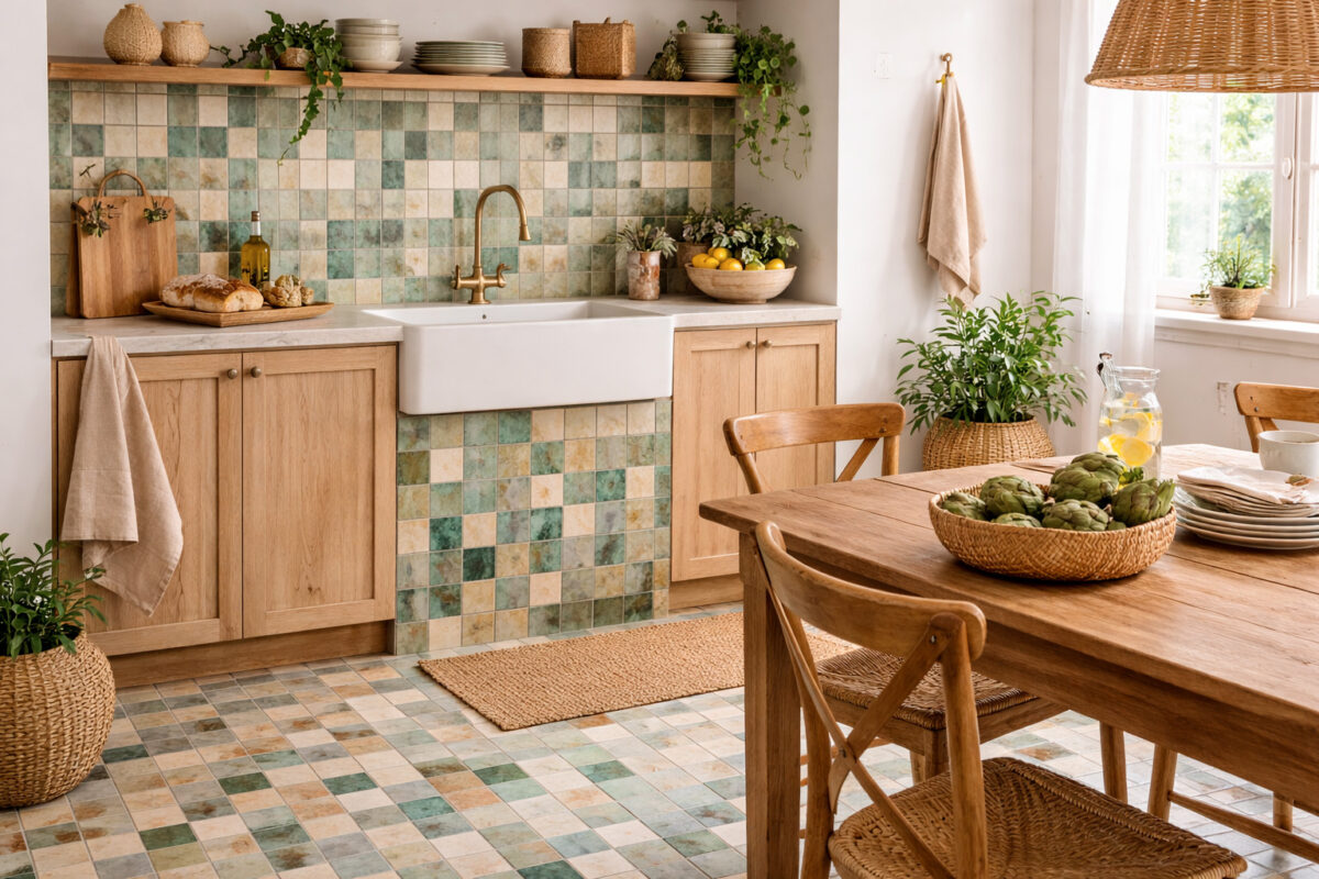 Le choix entre carreaux de ciment et zellige varie selon votre projet et vos goûts