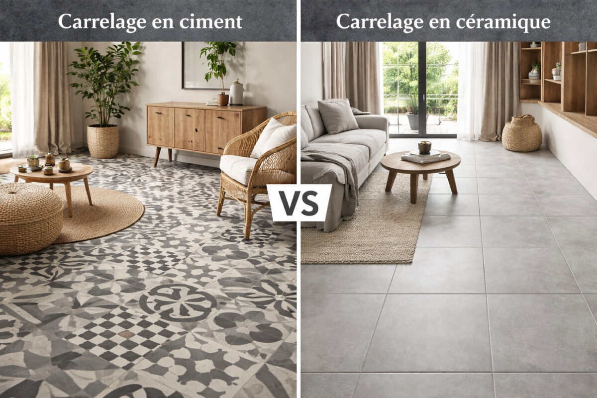 Deco Mosaic vous explique les différences entre un carreau en ciment et un carreau en céramique